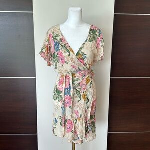 Auguste wrap mini dress.